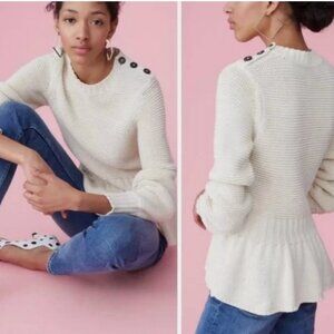 Rebecca Taylor sweater, peplum.